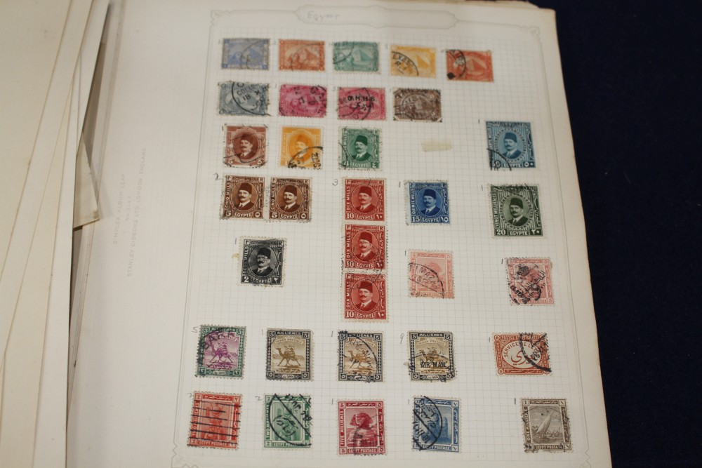 A World Stamp album, Victoria 1840 onwards including Penny reds